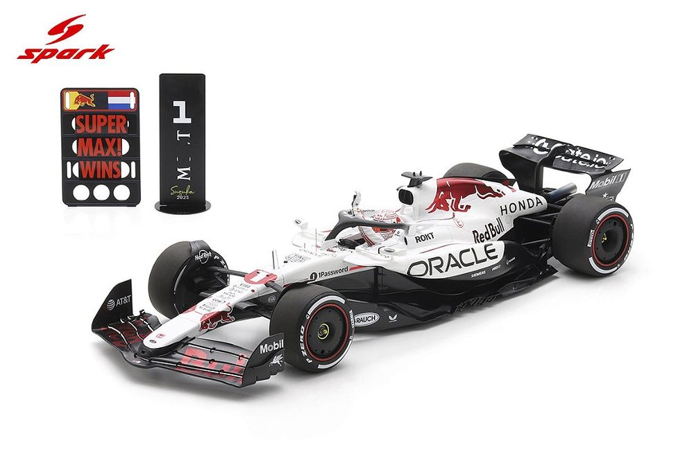 Fórmula 1 Oracle Red Bull Racing RB21 Max Verstappen Winner GP Japão 2025