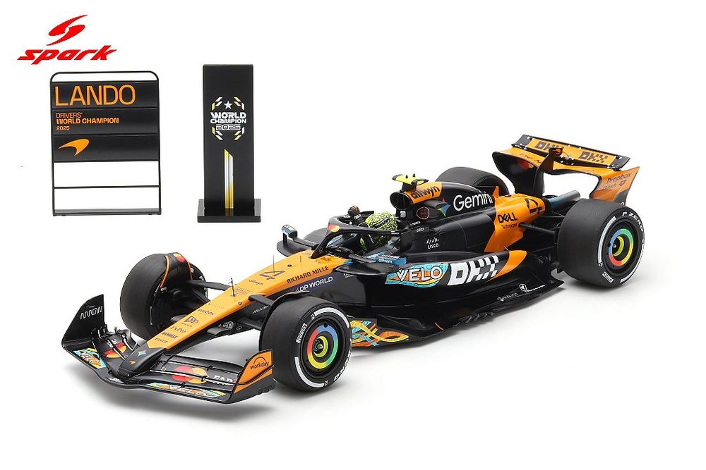 Fórmula 1 McLaren MCL39 Lando Norris World Champion Abu Dhabi 2025