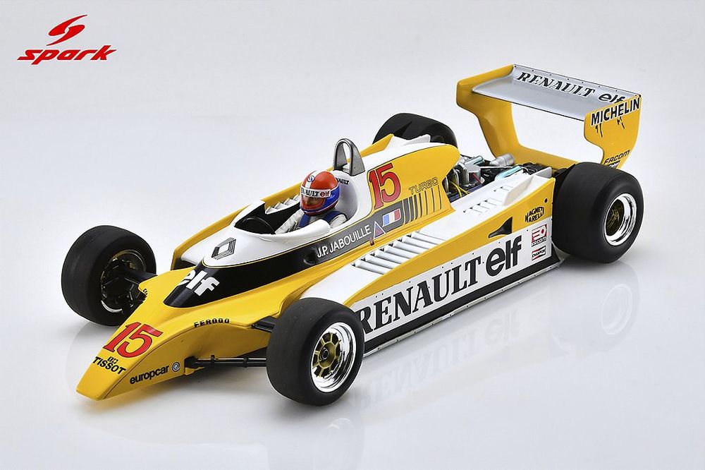 Fórmula 1 Renault RE20 Jean-Pierre Jabouille Winner GP Áustria 1980