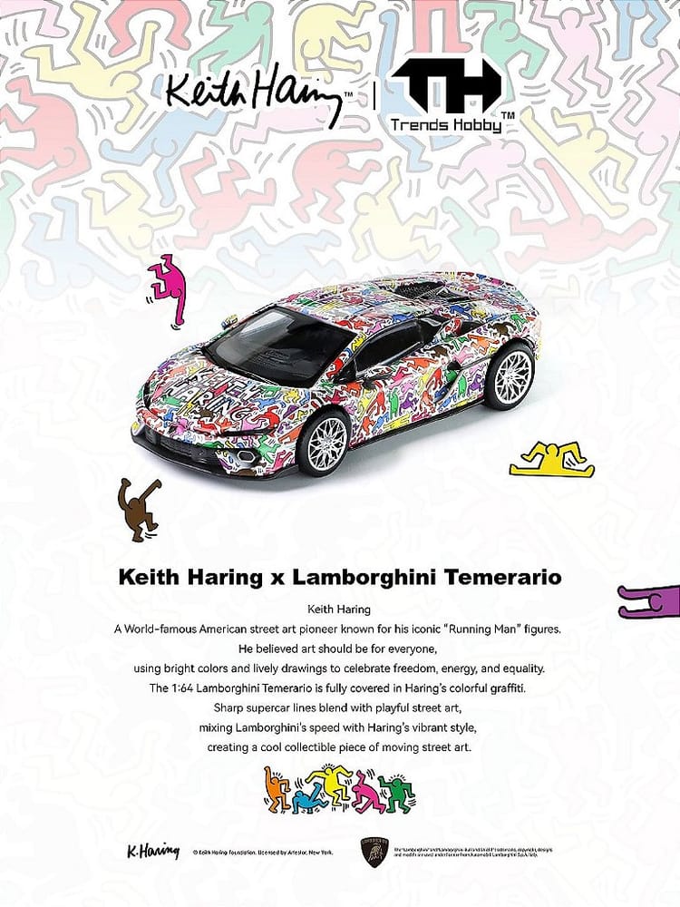 Lamborghini Temerario Keith Haring Exclusivo Taipei Toy Show