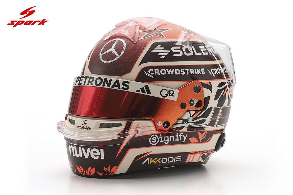 Capacete Kimi Antonelli GP Miami 2025 Mercedes AMG PETRONAS F1 Team