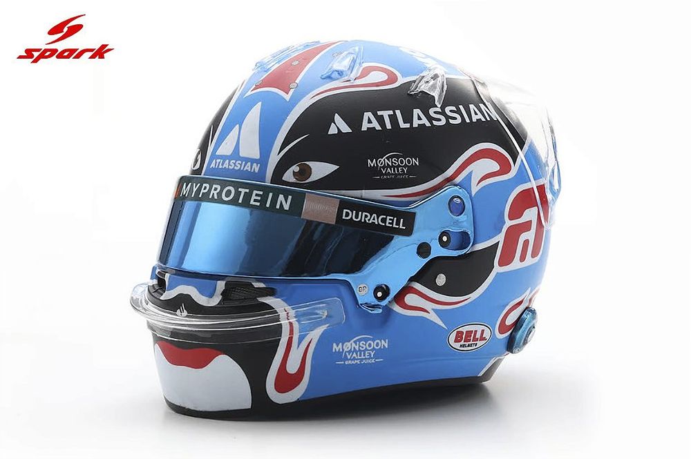 Capacete Alexander Albon GP China 2025 Williams Racing