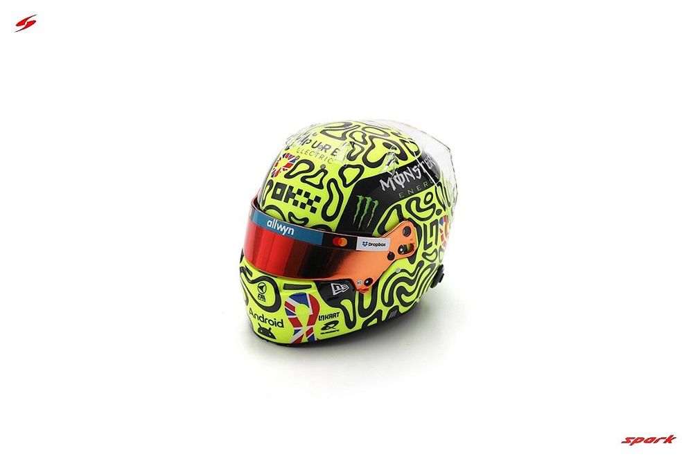 Capacete Lando Norris McLaren Formula 1 Team British GP 2025
