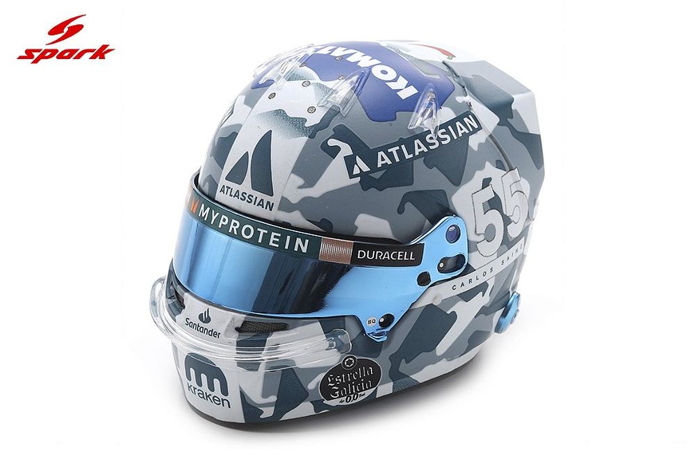 Capacete Carlos Sainz Williams Racing British GP 2025