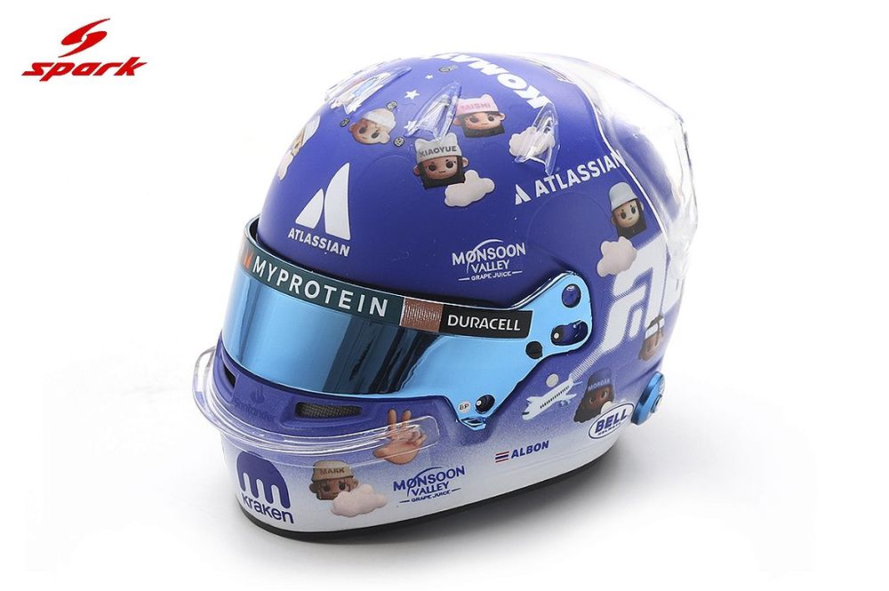 Capacete Alexander Albon Williams Racing British GP 2025