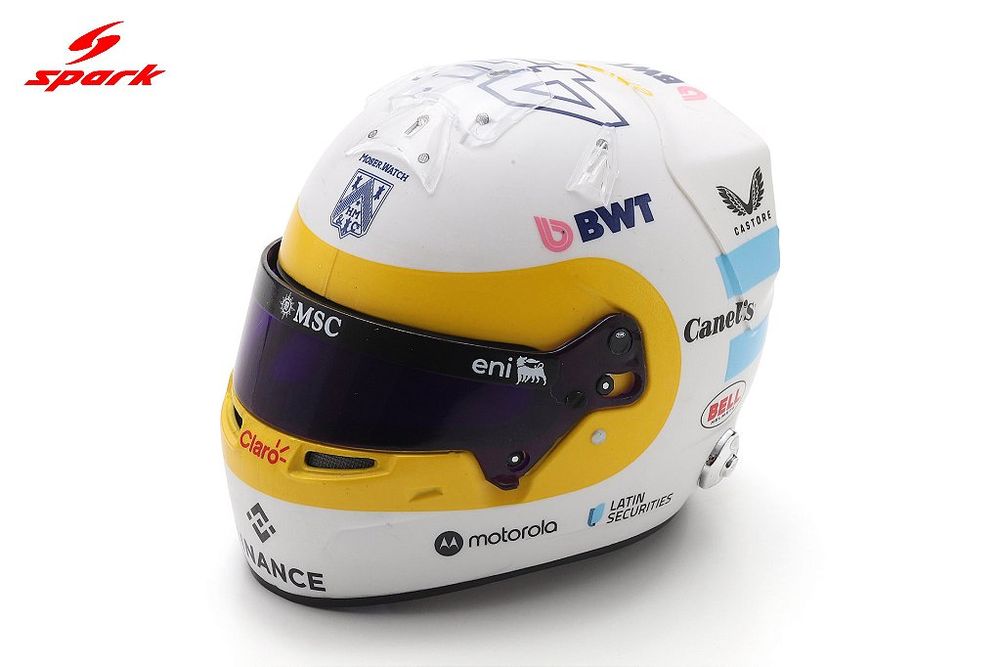 Capacete Franco Colapinto BWT Alpine F1 Team GP EUA 2025