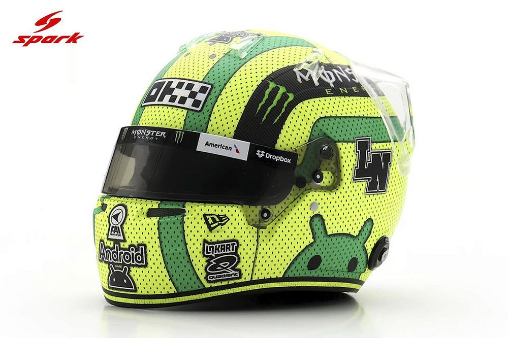 Capacete Lando Norris McLaren F1 Team GP EUA 2025