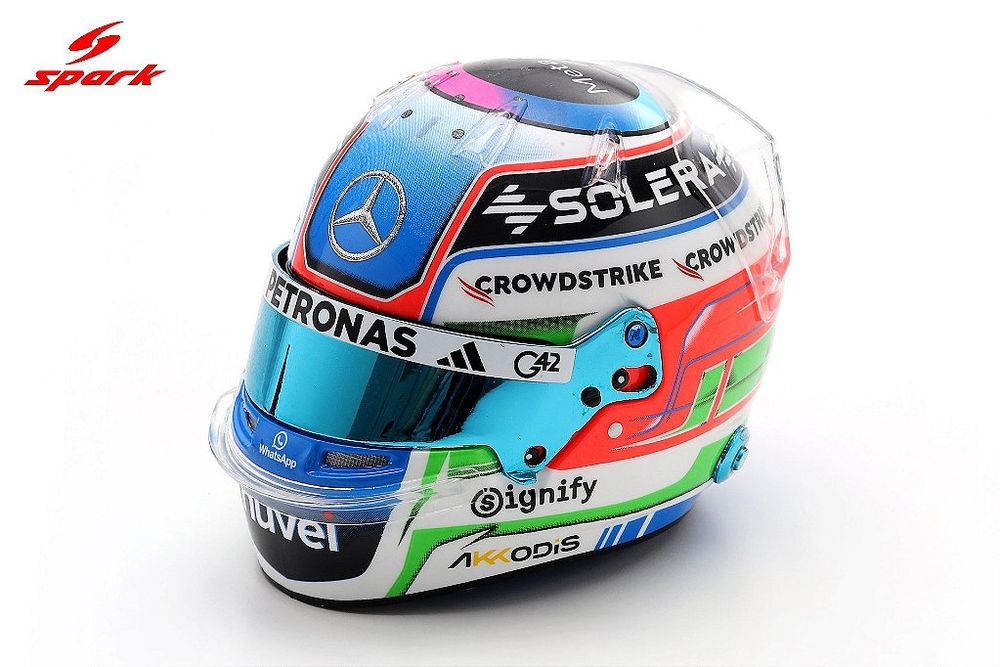 Capacete Kimi Antonelli Mercedes AMG F1 Team GP EUA 2025