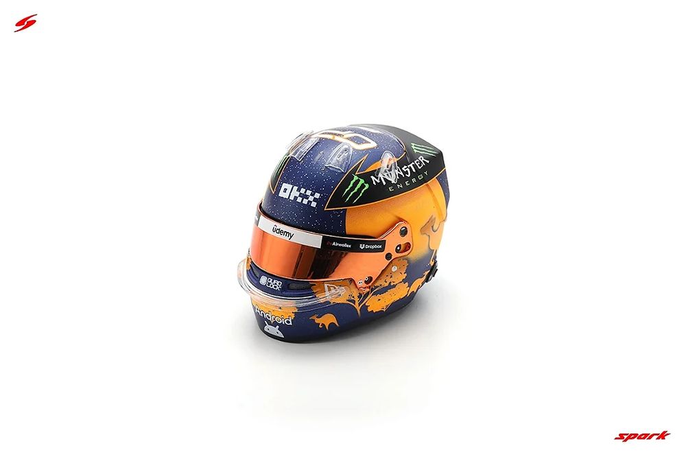 Capacete Oscar Piastri McLaren MCL38 GP Austrália 2024 2024