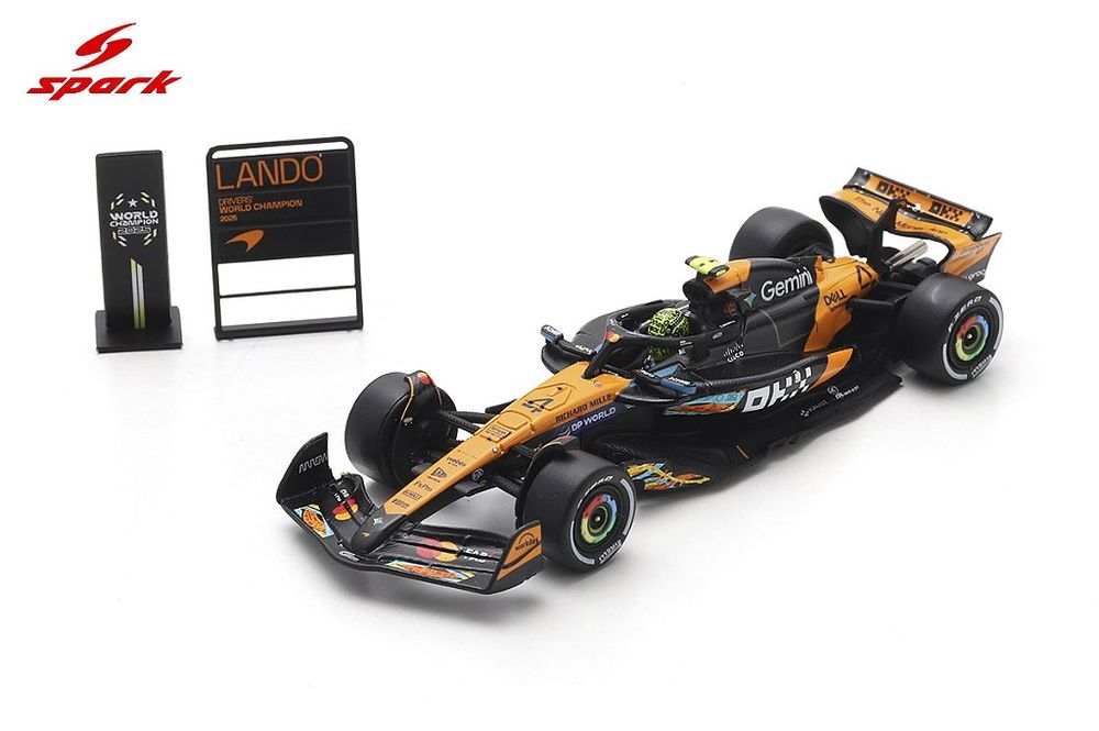 Fórmula 1 McLaren MCL39 Lando Norris World Champion Abu Dhabi 2025
