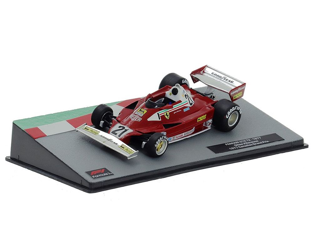 Fórmula 1 Ferrari 312 T2 1 Gilles Villeneuve 1977