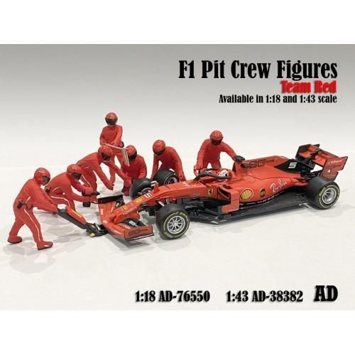 Pit Stop Fórmula 1 Ferrari Figuras