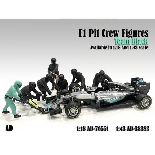 Pit Stop Fórmula 1 Mercedes Benz Figuras