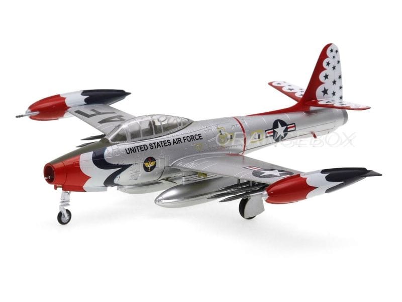 Avião F-84G USAF Air Demonstration Flight Team "THUNDERBIRDS" 1955