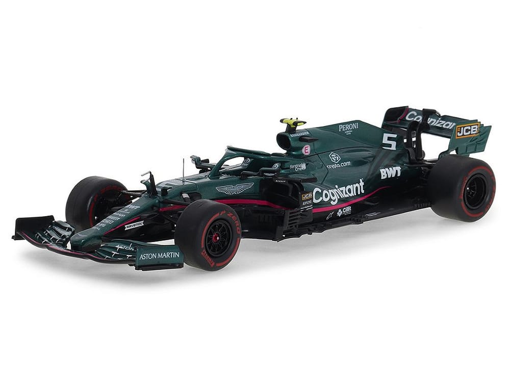 Fórmula 1 Aston Martin AMR21 S. Vettel 2nd GP Azerbaijão 2021