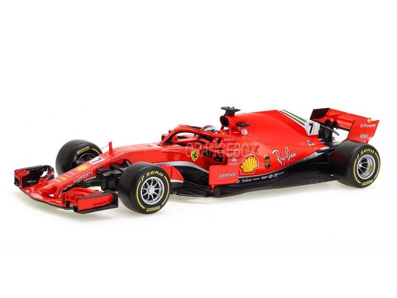 Fórmula 1 Ferrari SF71H N7 Kimi Raikkonen 2018