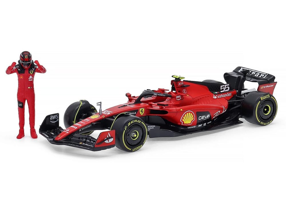 Fórmula 1 Ferrari SF-23 Carlos Sainz 2023 c/ Piloto