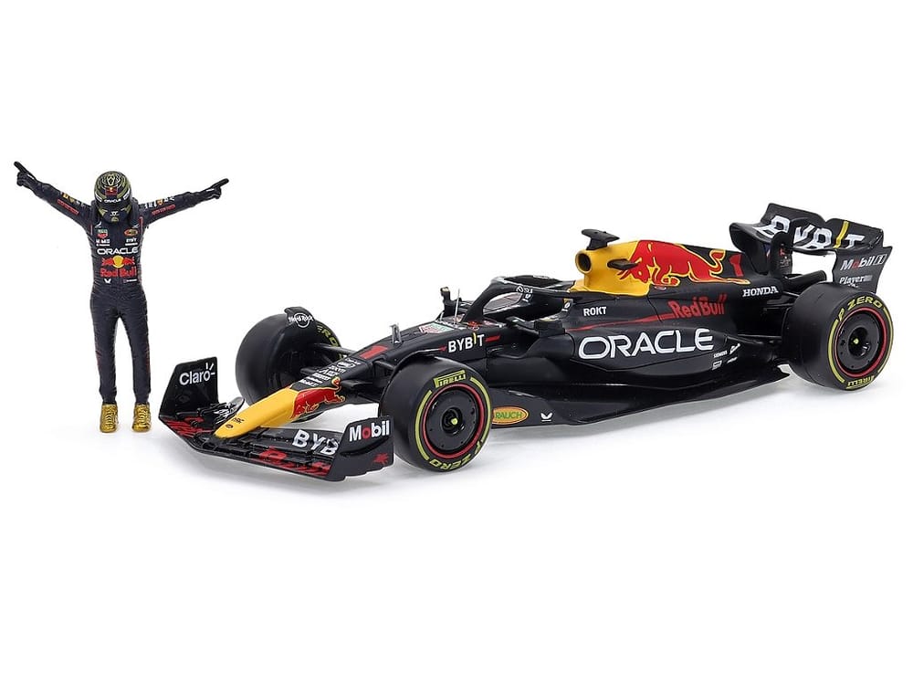 Fórmula 1 Red Bull RB19 Max Verstappen World Champion 2023 c/ Piloto