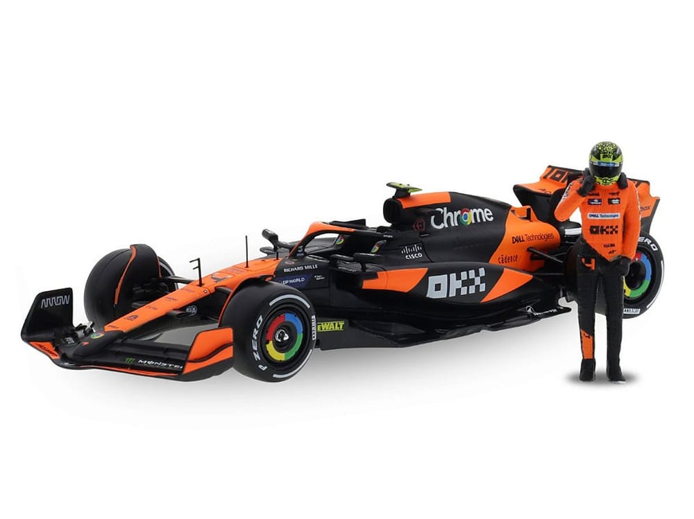 Fórmula 1 McLaren MCL38 Norris Winner Gp Miami 2024 c/ Piloto