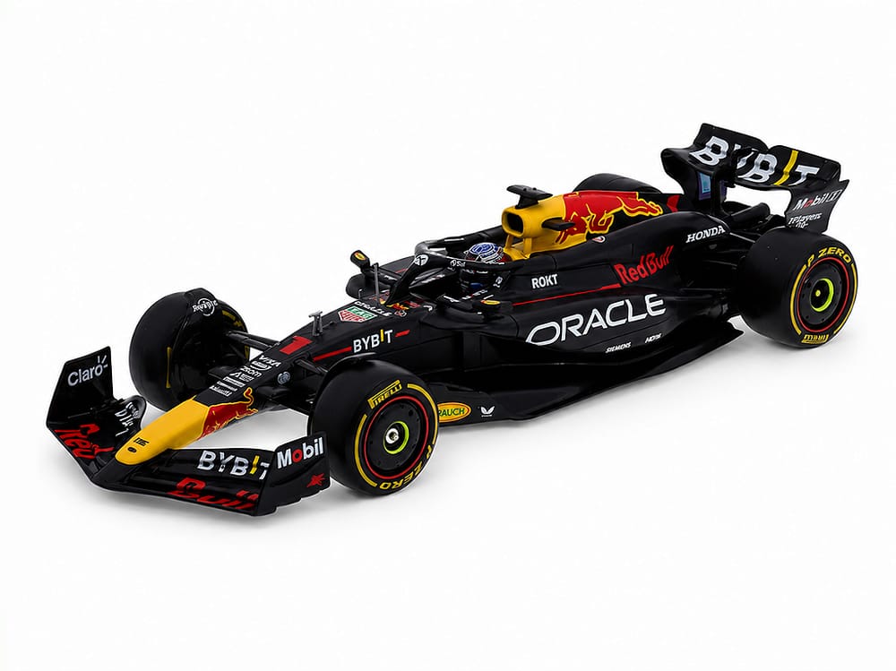Fórmula 1 Red Bull RB20 Max Verstappen Campeão Mundial 2024 c/ Piloto