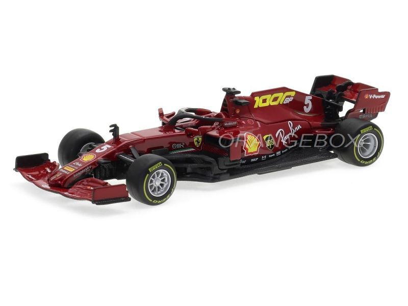 F1 Ferrari SF1000 Sebastian Vettel GP Toskana 2020 Edição Especial Ferrari's 1000th Race