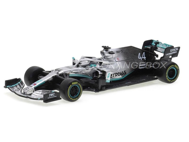 Fórmula 1 Mercedes Benz Amg Petronas W10 2019 Lewis Hamilton Bburago