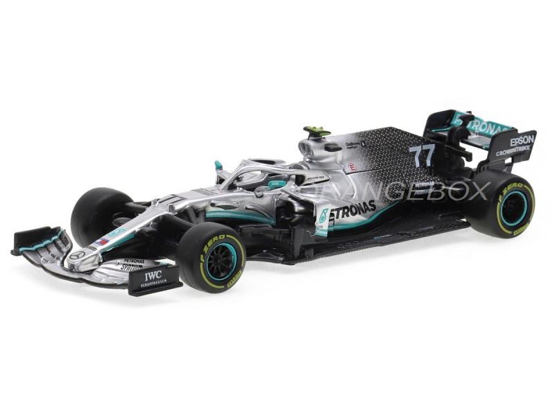 Fórmula 1 Mercedes Benz Amg Petronas W10 2019 Valtteri Bottas Bburago