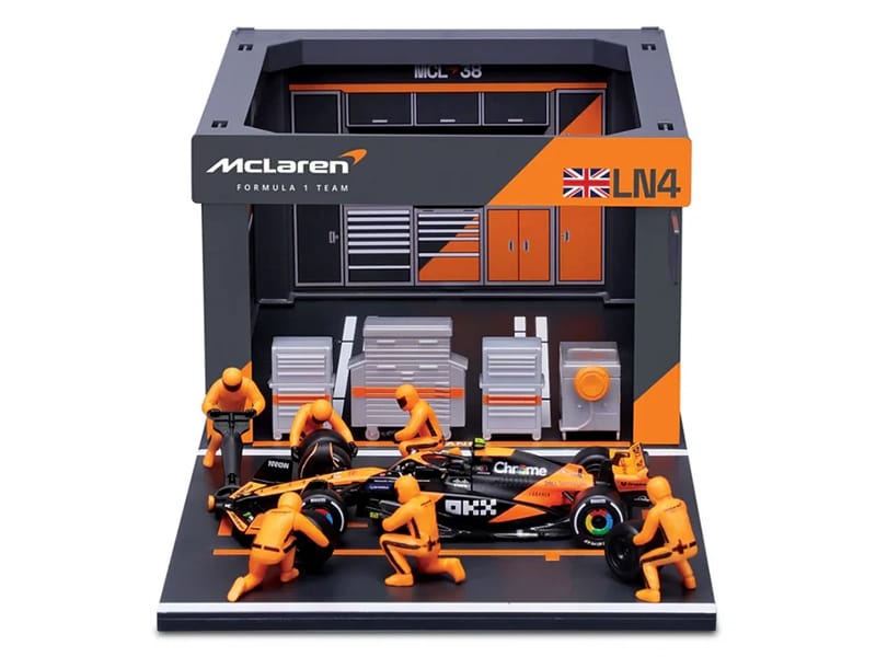 Fórmula 1 Pit Stop McLaren MCL38 Lando Norris 2024