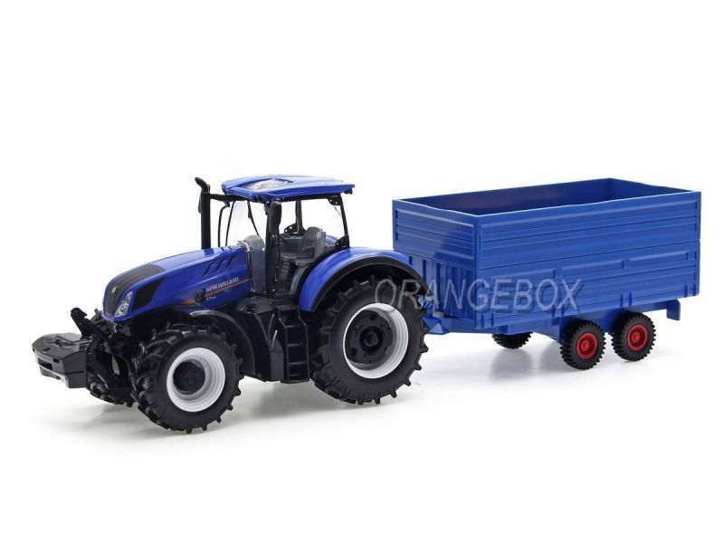 Trator New Holland T7.315 + Carreta Bburago