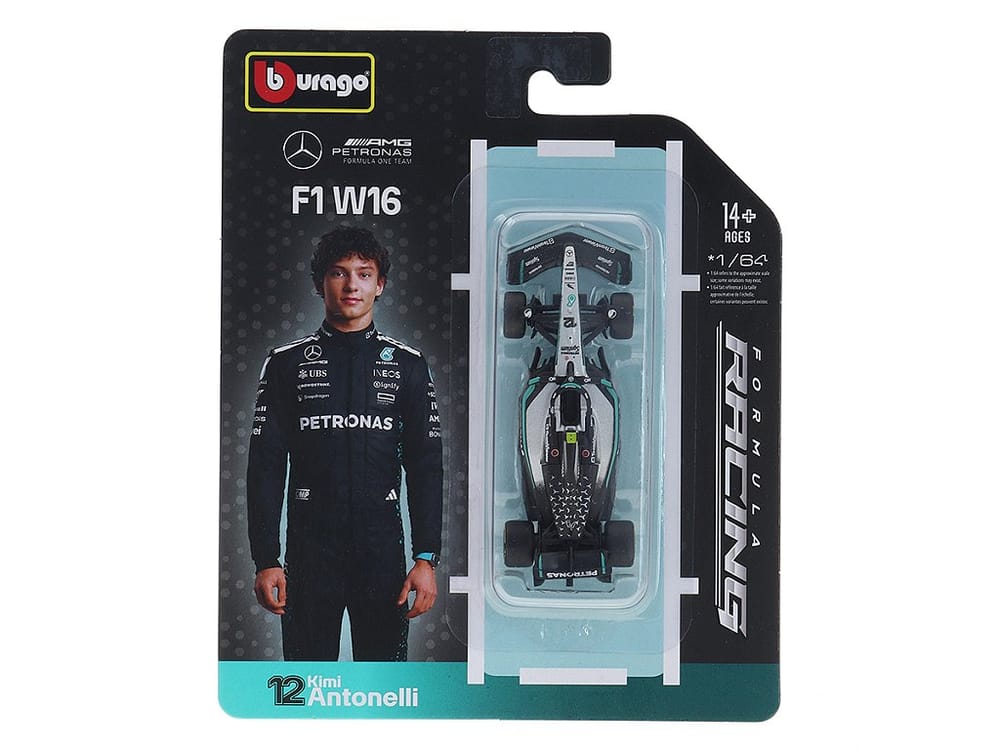 Fórmula 1 Mercedes AMG W16 Kimi Antonelli 2025