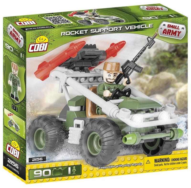 Blocos para Montar Bugue Rocket Support Vehicle Cobi