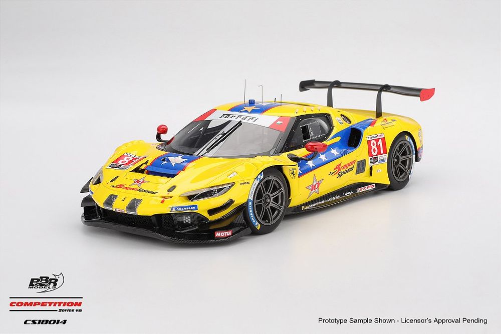Ferrari 296 GT3 #81 DragonSpeed 2025 IMSA 24Hs Daytona