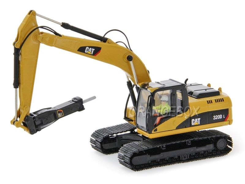 Escavadeira Hidraulica com Martelo Caterpillar 320D-L Diecast Masters