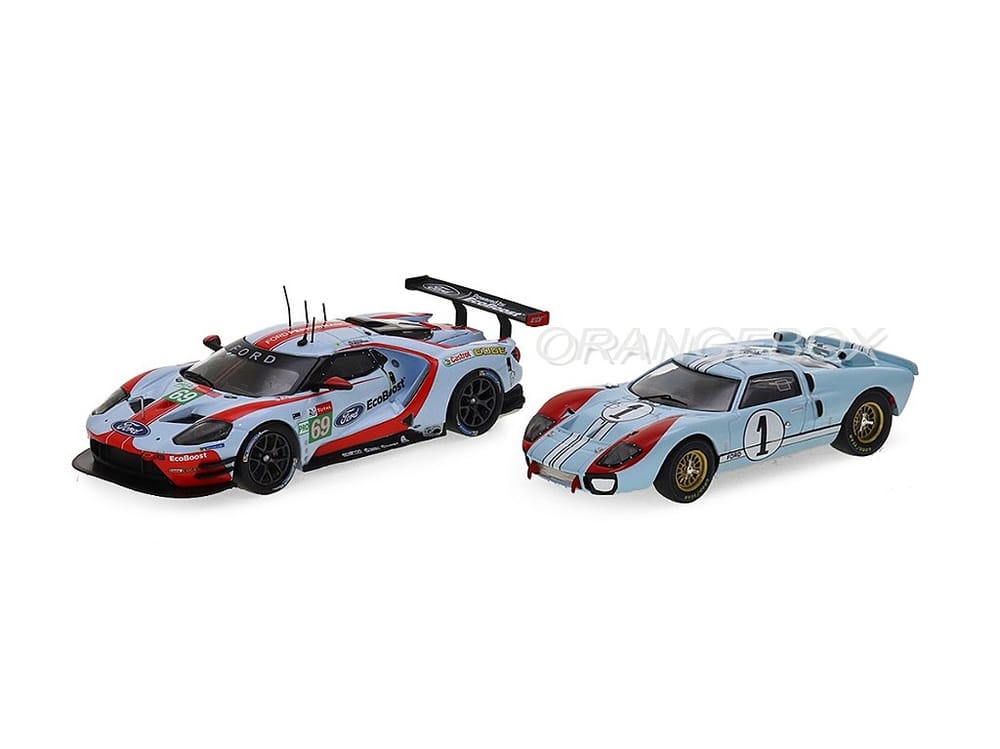 Set Ford GT40 1966 + Ford GT 2019 24 Horas LeMans
