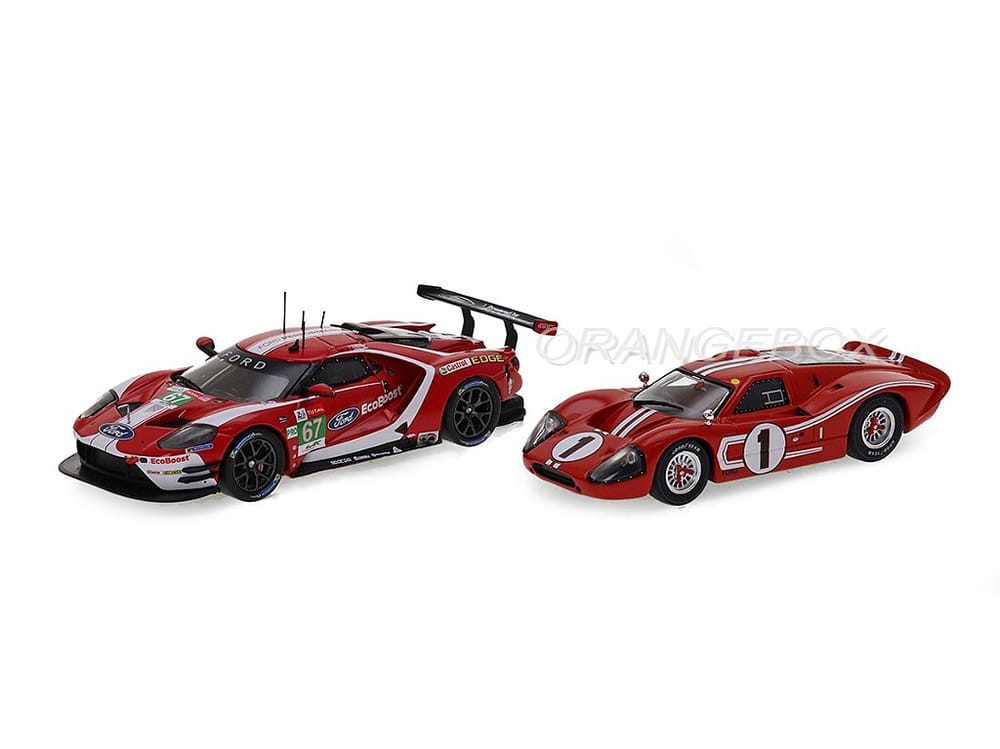 Set Ford GT40 196 + Ford GT 2019 24 Horas LeMans