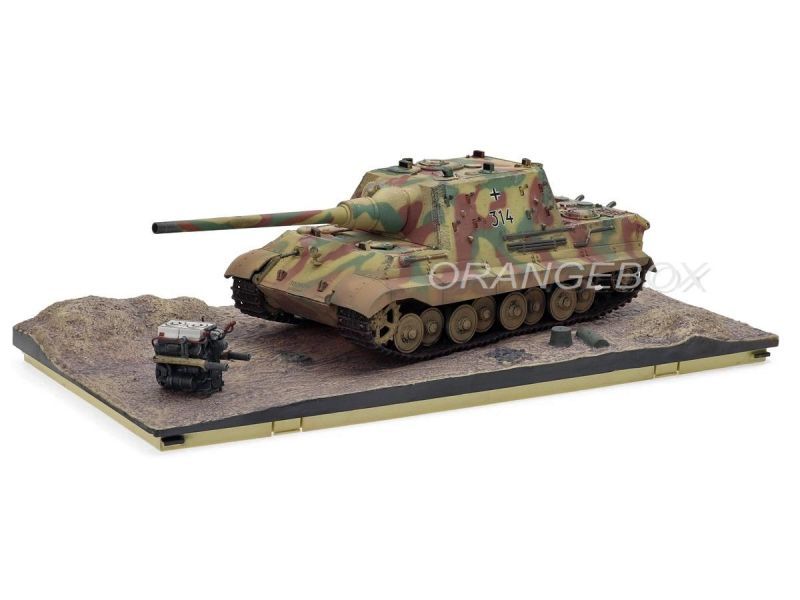 Tanque German Sd.Kfz.186 Panzerjager Tiger Ausf. B JagdTiger Porsche Suspension