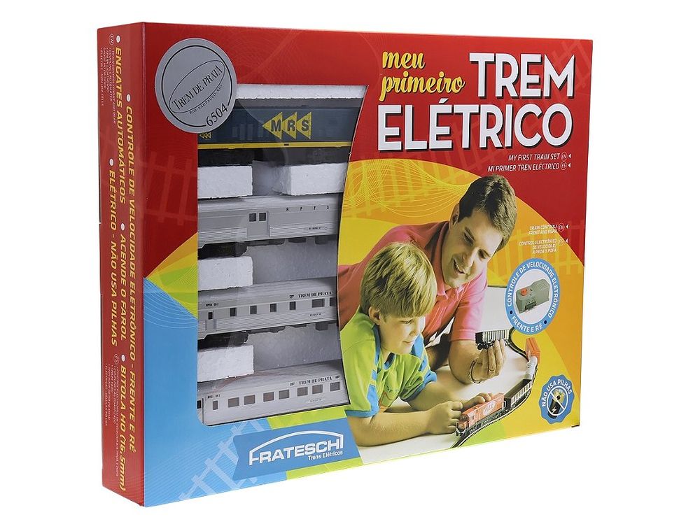 Trem Elétrico Completo - Trem de Prata Expresso RIO - SP