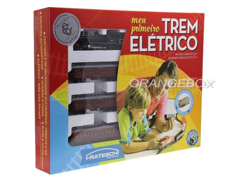 Trem Elétrico Completo - Trem de Passageiros Vapor EFCB