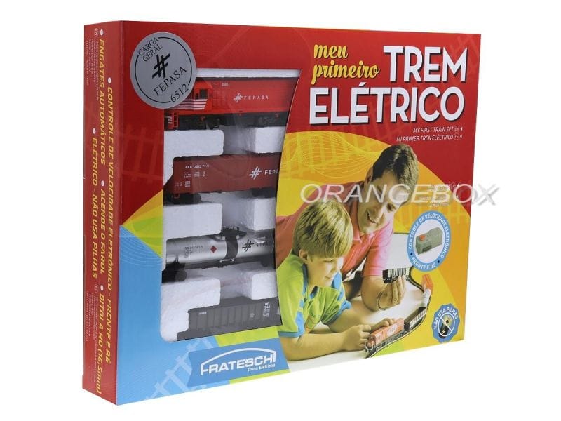 Trem Elétrico Completo - Trem de Carga FEPASA