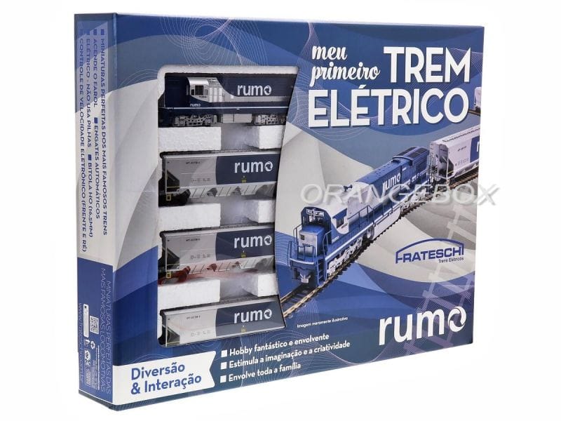 Trem Elétrico Completo - Trem de Carga Rumo