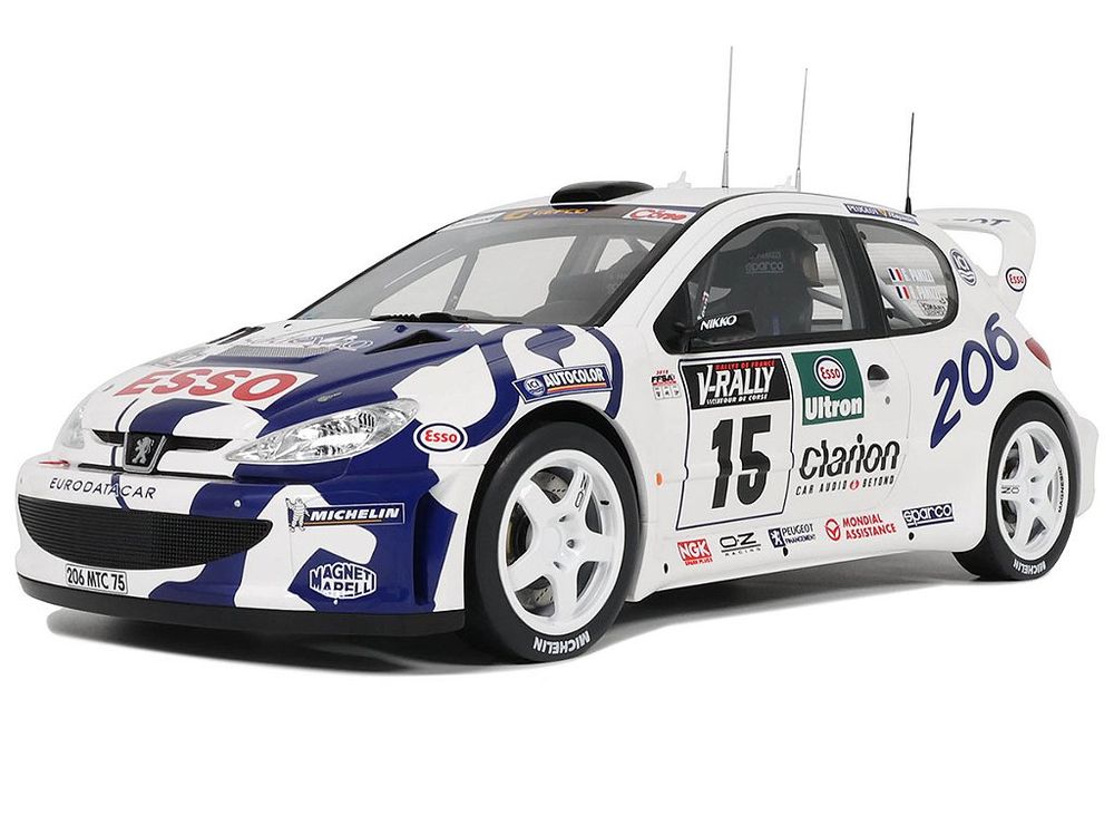 Peugeot 206 WRC Rally Tour de Corse 1999