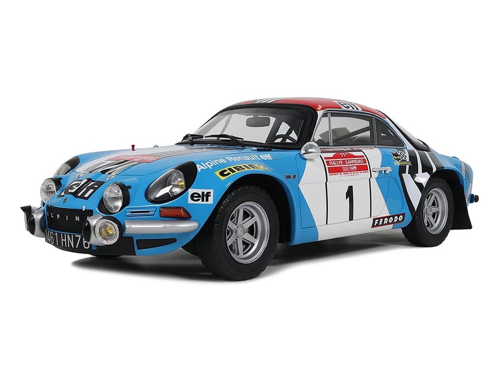 Alpine A110 1800 Jean-Luc Thérier Rally San Remo 1973