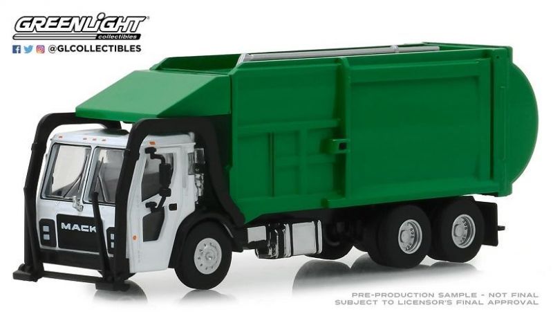Caminhão Mack LR Refuse Garbage S.D. Trucks Series 6 Greenlight