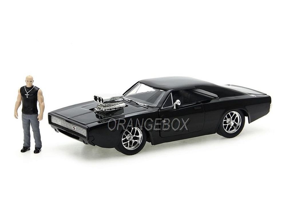 Dodge Charger R/T Velozes e Furiosos + FIgura Dom Jada Toys