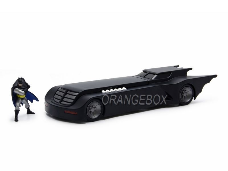 Batmóvel The Animated Series + Figura Batman (em metal) Jada Toys