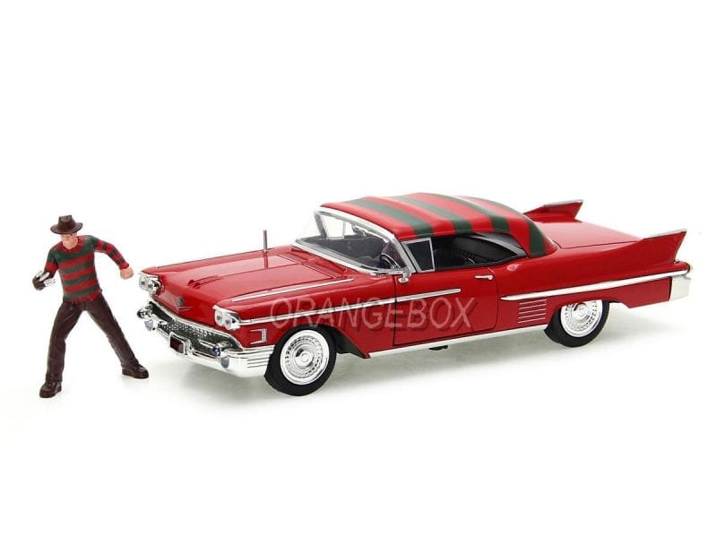 Cadillac Series 62 1958 + Freddy Krueger Jada Toys