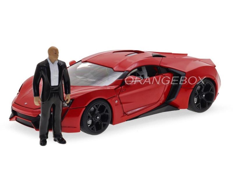 Lykan Hypersport W Motors Supercar Velozes e Furiosos 7 + Figura Dom