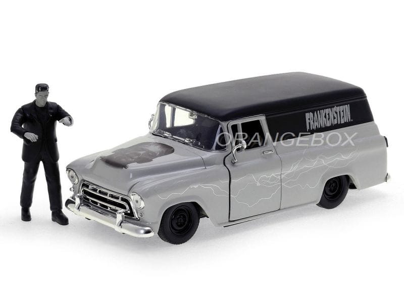 Chevrolet Suburban 1957 + Figura Frankenstein Universal Monsters