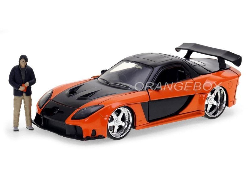Mazda RX-7 1995 Velozes e Furiosos + Figura Han's Jada Toys