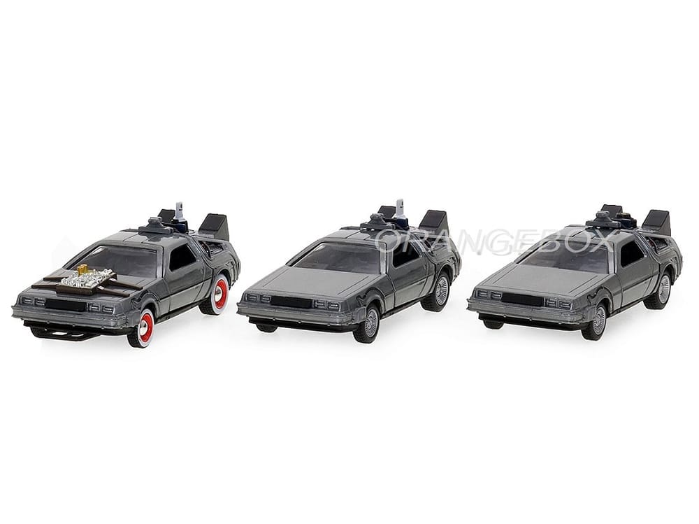 Pack Delorean Back To The Future Time Machine Jada Toys